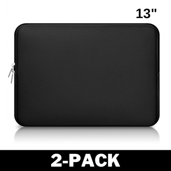 Computer sleeve 11/13/15 tommer Laptop / Macboo 2-Pack 13 tum
