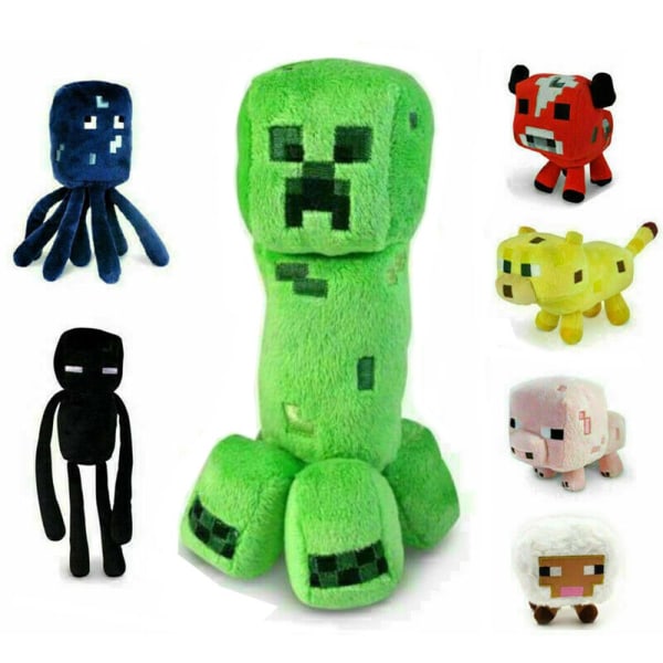 Minecraft plyslegetøj blødt plys udstoppet dukke Creeper-18cm