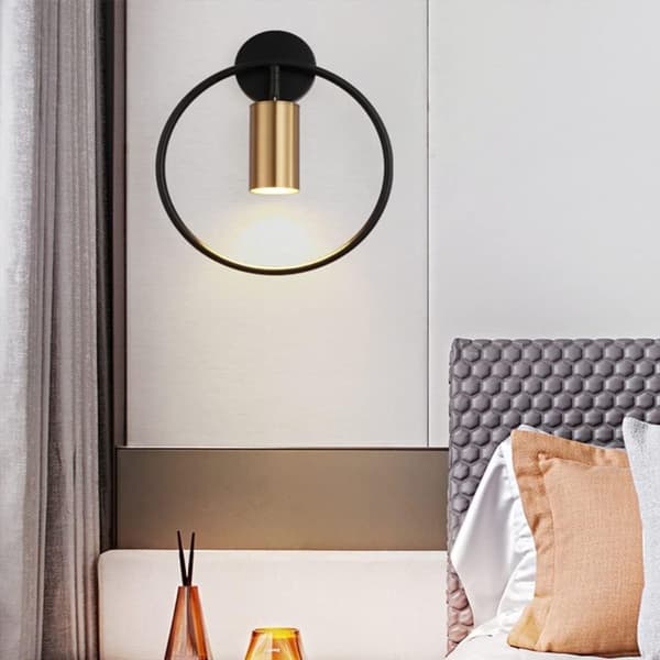 Vägglampa för inomhusbruk, guld LED-vägglampa för sovrum, trappor, korridorer-FA-