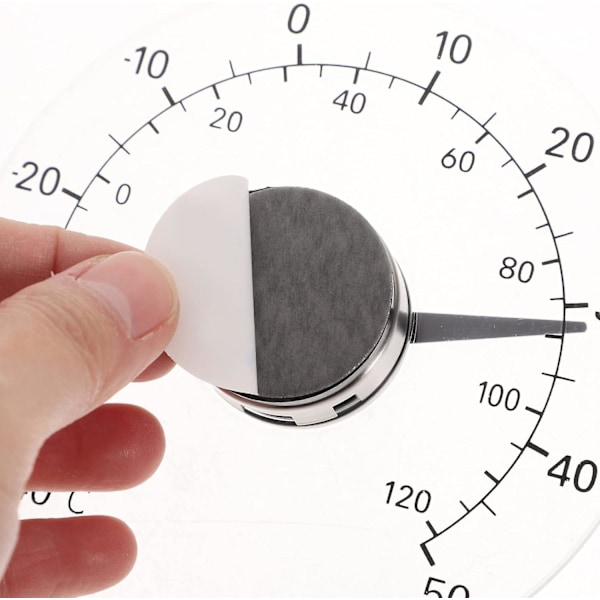 Utomhustermometer Fönster analog Hushålls självhäftande fönsterdörrar och fönster Vattentät termometer (FMY)