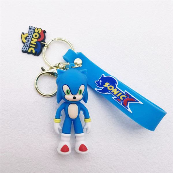 1 kpl Sonic the Hedgehog Sega avaimenperä riippuva laukku riipus - spottimyynti light blue