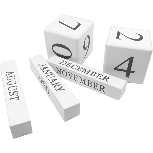 Tretre skrivebordsblokker kalender - evig blokk måned datovisning