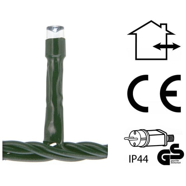 Eri korkuisia jääpuikkoja - 90 LED - 3 metriä - IP44 Lämmin