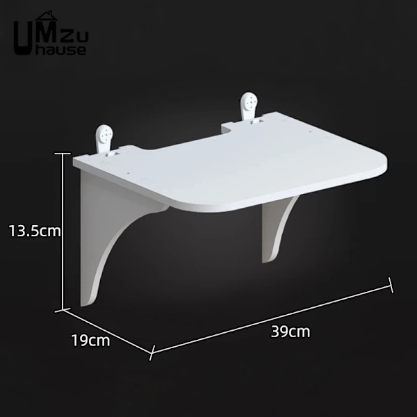 Router Flydende Hylde Hængende Rack Multi Tap Outlet Wifi TV Set Top Box Board Dold Bracket Opbevaring Organizer Vægmonteret Holder 23x19x13.5cm