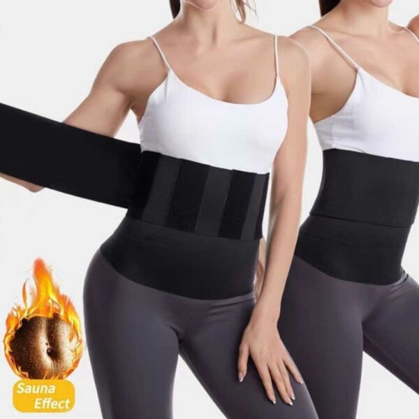 Free Size Shapewear Midjetränare - Midjespännare 4m svart black