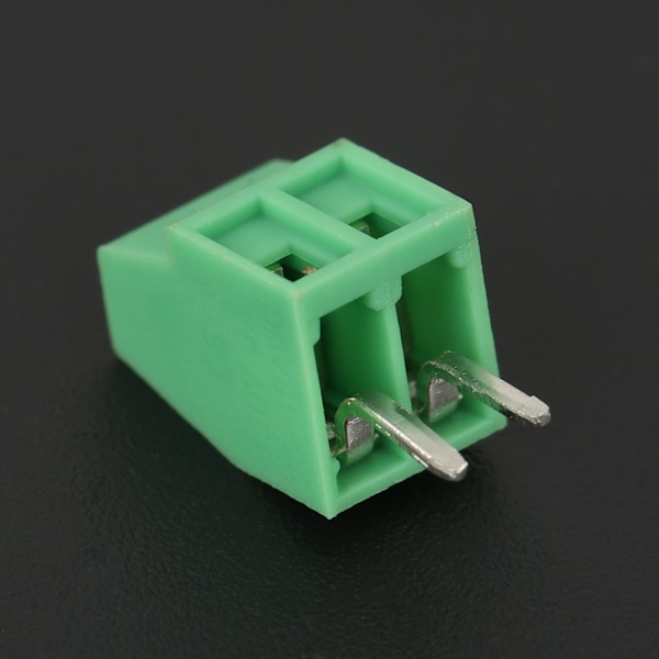 50 st/ set 2-stifts 2,54 mm Pitch Grön PCB Universal Terminalblockkontakt