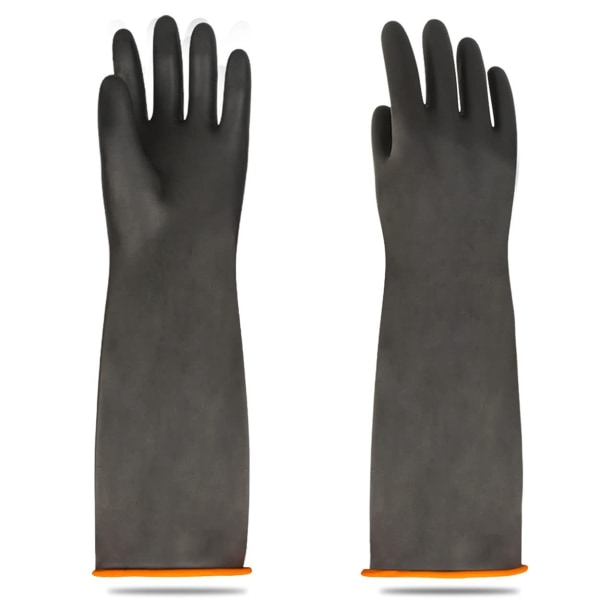 Handskar Syrabeständiga kemikaliehandskar Syrafasta handskar