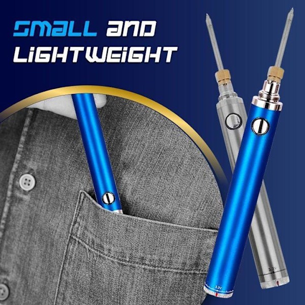 5V 15W USB genopladelig loddekolbe blue