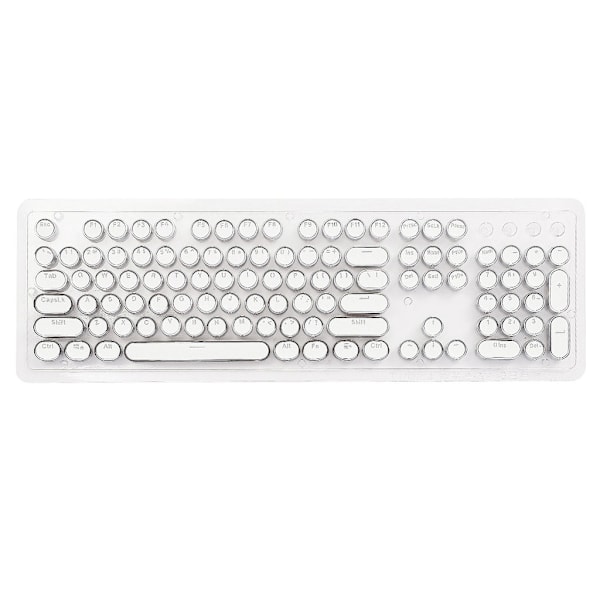 Gör-det-själv för Key Cap Retro Steam Punk Skrivmaskin Mekaniskt tangentbord Keycap 104 87 Standardtangenter för Gaming Gamer Keyboard