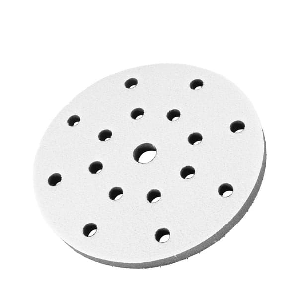 150 mm Diameter Blød Buffer Svamp Interface Dæmpningsplade til Slibeplader 15 Huller-FA-