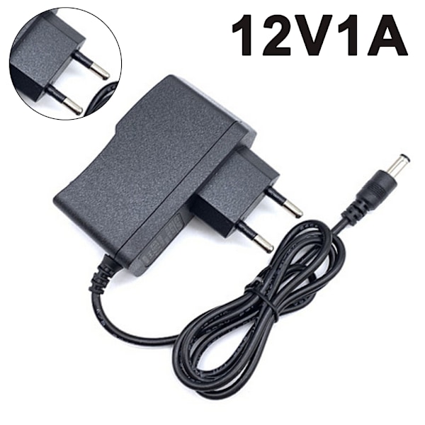 DC 9/12V 1A AC - DC -kytkentävirtalähdeadapteri, tulo