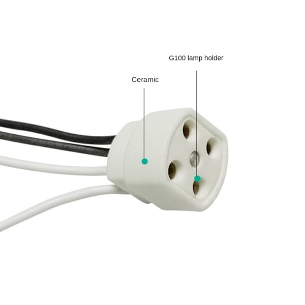 4 ST G10Q 4-pin rørlysadapter