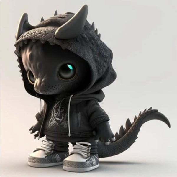 15 cm Coola Drakfigurer Halloween Dinosauriestaty 2023 Söt Draksskulptur Djurfigur Dekoration för Utomhus Trädgårdsdekor