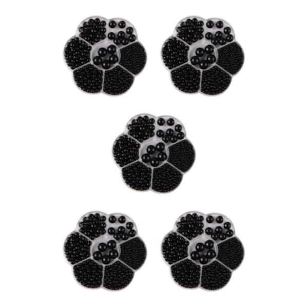 1/2/3/5 1150 st DIY-pärlor för att göra vackra smycken - svart black 5PCS