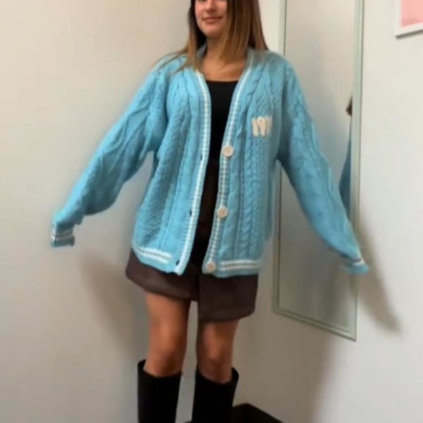 1989 Cardigan Taylor Swift -karkkipaita Ts Merch Folklore Cardigan 2024 Uusi muotoilu Joululahjaidea faneille, tytöille ja tyttärille XL