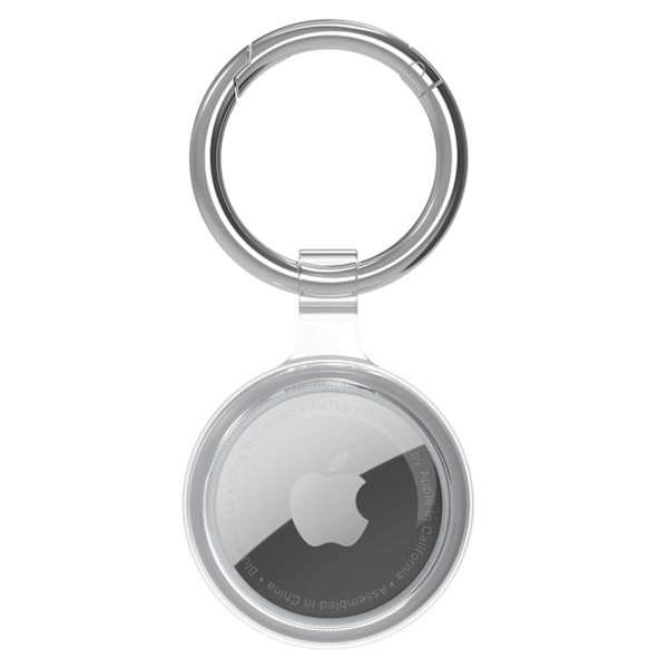 2-pakks gjennomsiktig Apple AirTag etui 360 heldekkende transparent