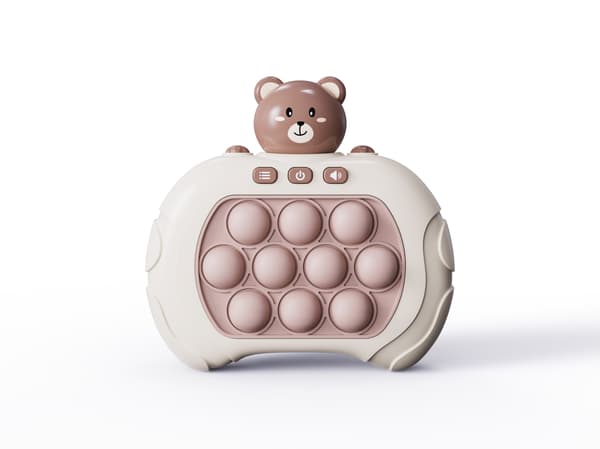 BRUN BJÖRN Pop It-spil - Pop It Pro Light Up-spil Hurtigtryk Fid-FA3- 3