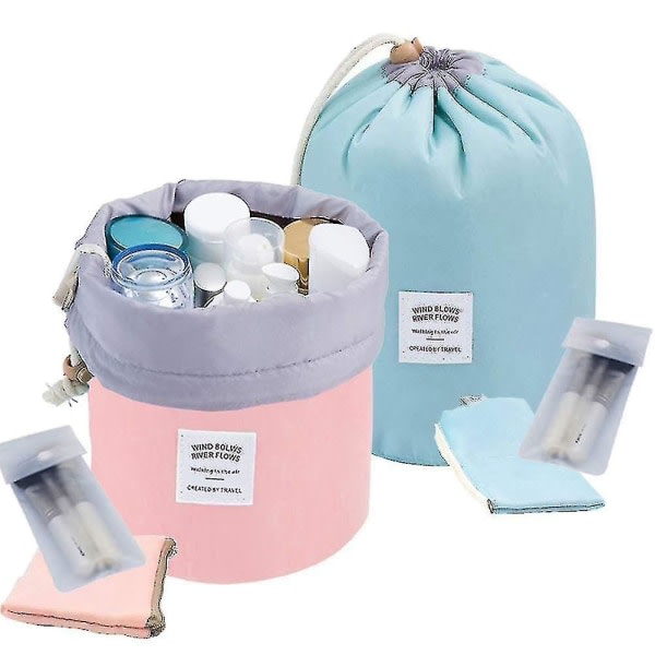 2st Bär kosmetikaväska vattentät kosmetikaväska multifunktionell hinktvättväska hinklåda badrumsförvaring