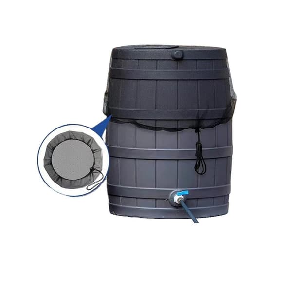 Højkvalitets 4-pak beskyttelsesnet til regnvandstønde-FA- Diameter 100 cm