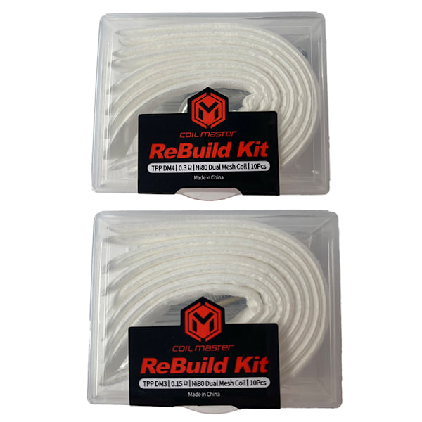 DIY Rebuild Kit TPP DM30.15ohm DM4 0.3ohm Mesh Coil Byte 0.3Ω