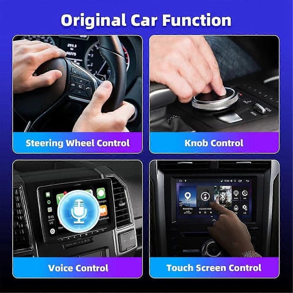 Bil AI Box 2-i-1 Trådløs Android Auto Carplay Adapter Smart Bil AI Box Bil Kablet Carplay til Trådløs-FA-