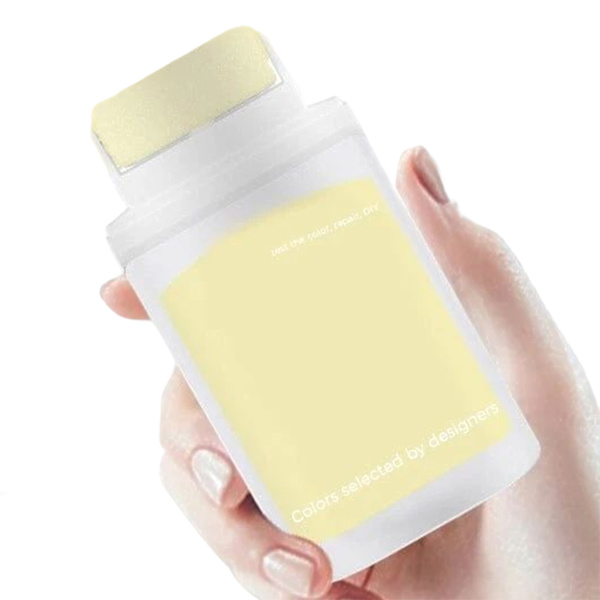 Seinän korjaus Rullaava harja Vedenpitävä Nopeasti kuivuva seinän korjausmaali sisä- ja ulkokäyttöön yellow
