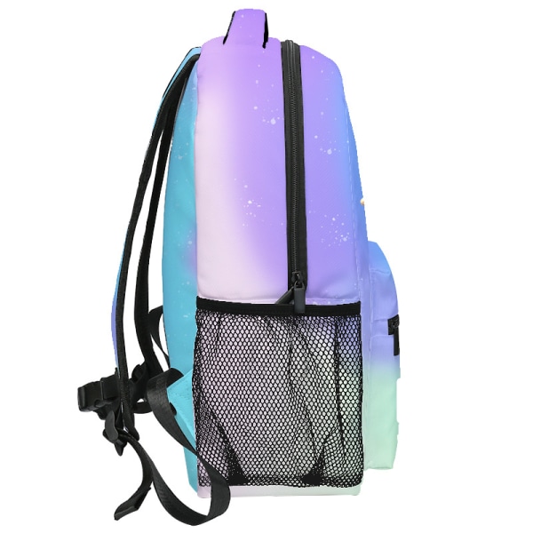 Girls Rainbow Roblox Backpack School Bag, Ombre