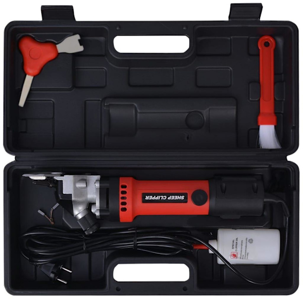 vidaXL Fårtrimmer set 7 delar 550 W 3540
