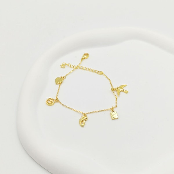 Taylor Swift Bejeweled Midnights Eras Armband Flickpresent Ny Kedja Armband B with box
