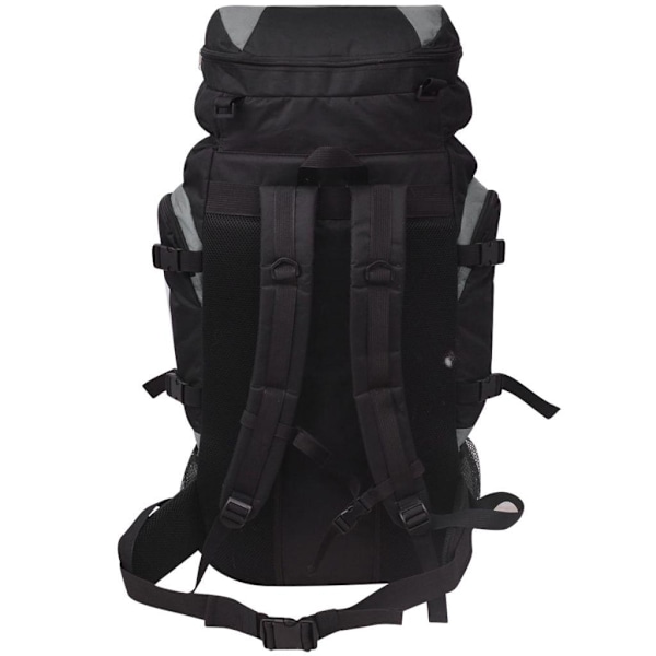 vidaXL Vaellusreppu XXL 75 L musta ja harmaa multicolor 1250