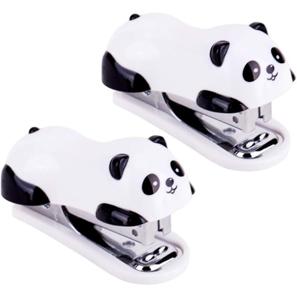 Mini Portable Panda Office Stapler Portable Manual Stapler Cute