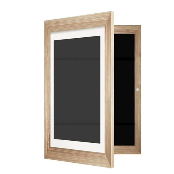 Barnekonstram med frontåpning, enkel utskiftning, ram for tegninger, kunstverk, bilderammer for vegg og bord