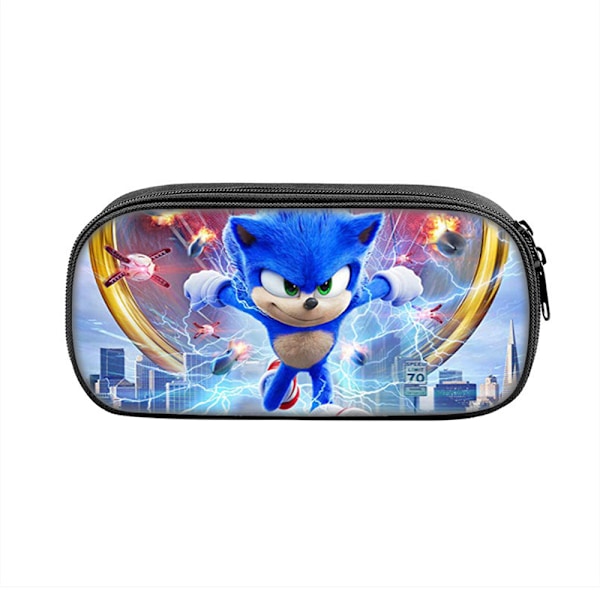 Sonic The Hedgehog 3D-utskrift pennfodral fodral brevpapper D