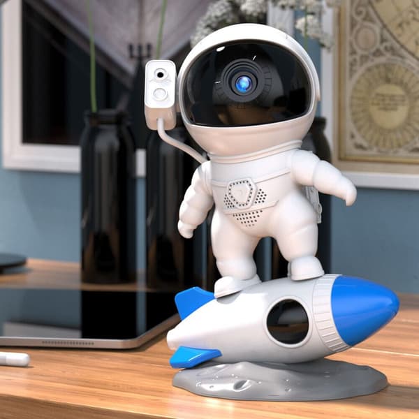 Astronaut Galaxy Projektor Stjerneklar Himmel Astronaut Lys Touch-FA-