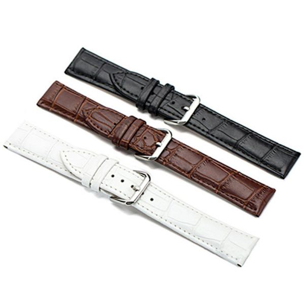 Stilsäkert Vintage-Design Klockarmband i PU-Läder Blå Blå 18mm
