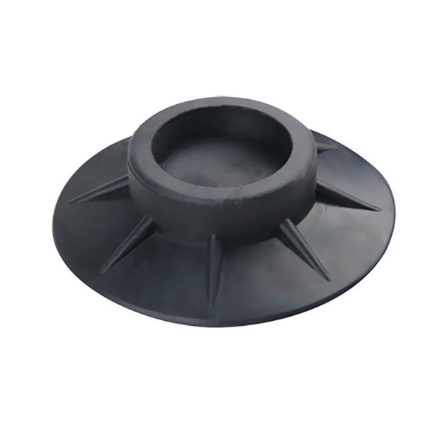 4x Vibrationsdämpare - Gummifötter till Tvättmaskin black 128