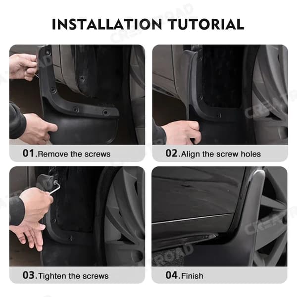 Sprutbeskyttelse for Mazda CX-5 CX5 2017 2018 2019 2020 2. generasjon KF Bilskjermer Sprutlapper Mudflaps Sprutbeskyttelse Tilbehør-XF7-