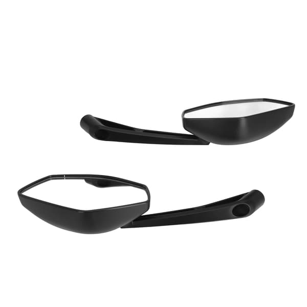 2 pcs Motorcycle Rearview Mirror Clear Vision Wide Angle Shockproof Handlebar Side Rearview Mirror Universal for Scooter-FA- 1.2
