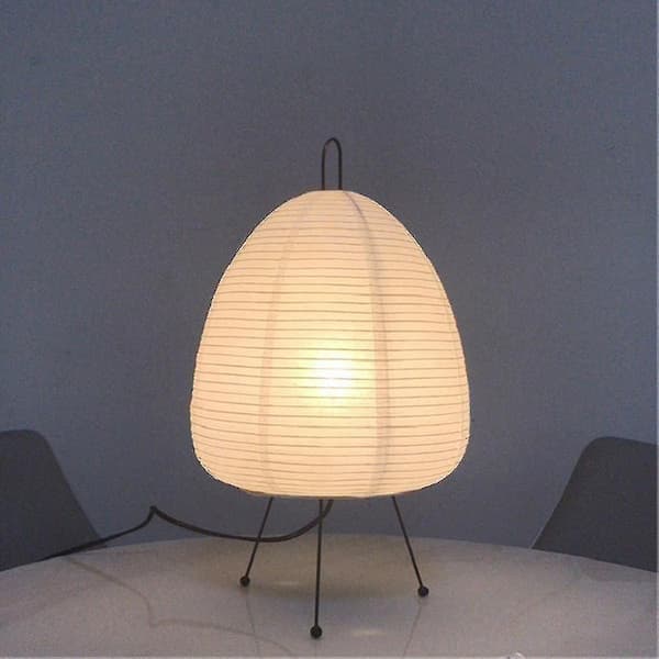 Japansk rispapperslykta LED bordslampa vardagsrum sovrum sängstudie hotell hemvistelse stativ-FA-