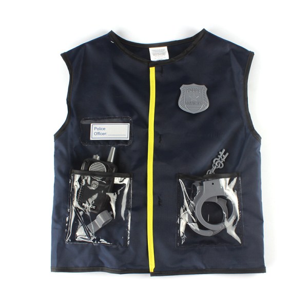 Police Costume Set Kids Boys And Girls Kit With Accessories