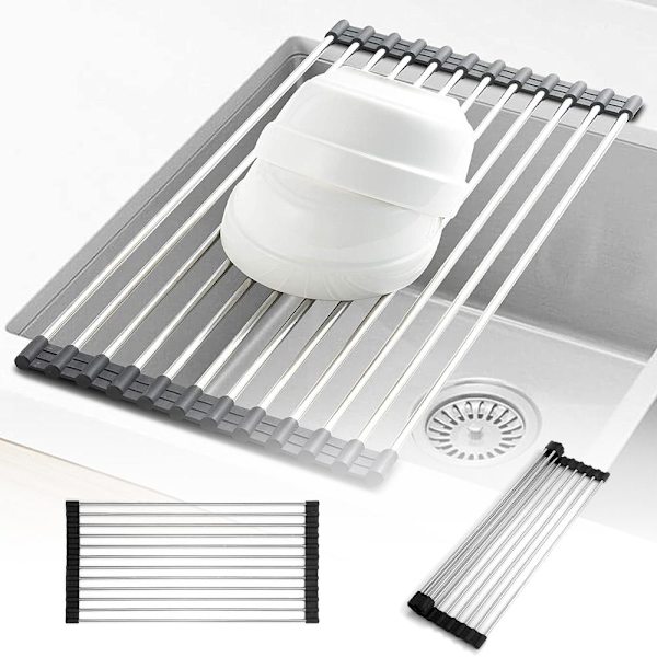 Tiskiteline Ruostumattomasta Teräksestä Rullattava Taittuva 430 2-Pack