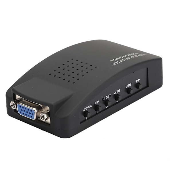 BNC S-video till VGA HD-omvandlaradapter för PC-skärm Storbritannien EU-kontakt