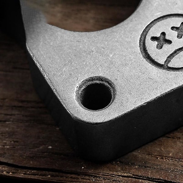 Utomhus Knuckle Survival Escape Tool Stålring Portabel Breaker