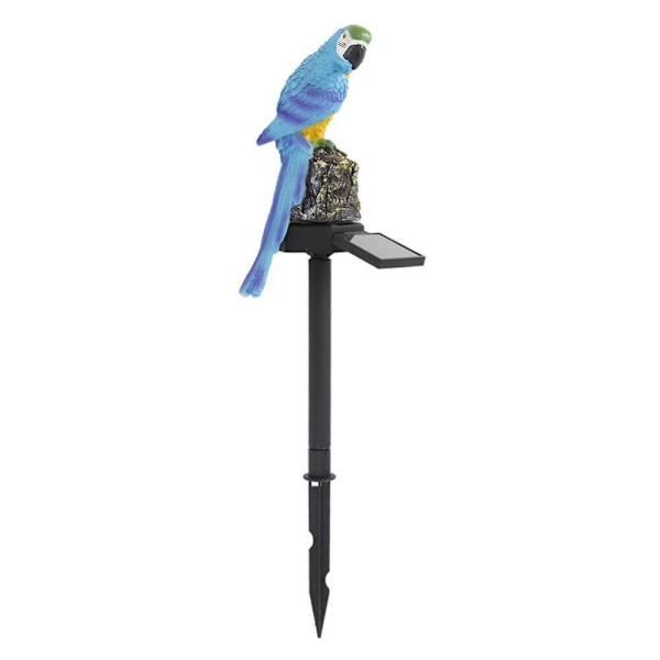 Solcellsdriven LED-lampa Parrot Gräsmatta Ljus BLÅ Blue