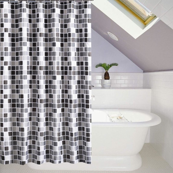 Shower Curtain 200 x 220 Cm (W x H), Anti-Mould, Anti-Bacterial