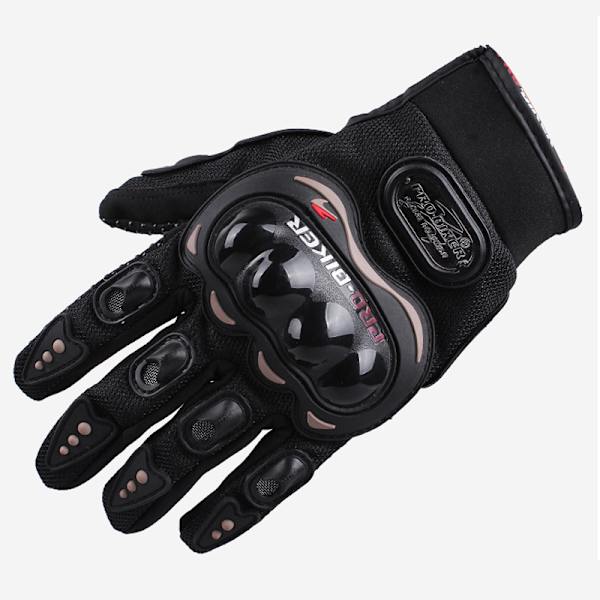 (Store, sorte) Sommermotorcykelhandsker Mesh Åndbare Touchscreen T
