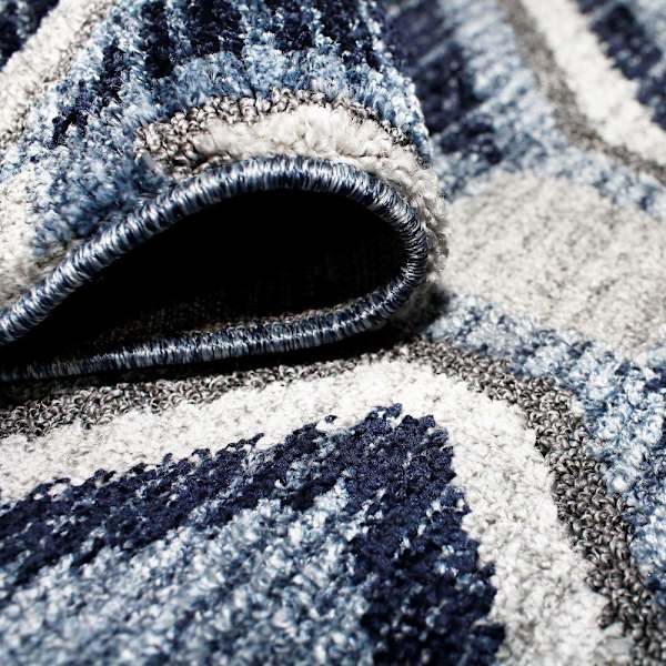D-sign Matta New Fashion Lecce Tummansininen/Merensininen 120x170cm Sininen Blue 120x170