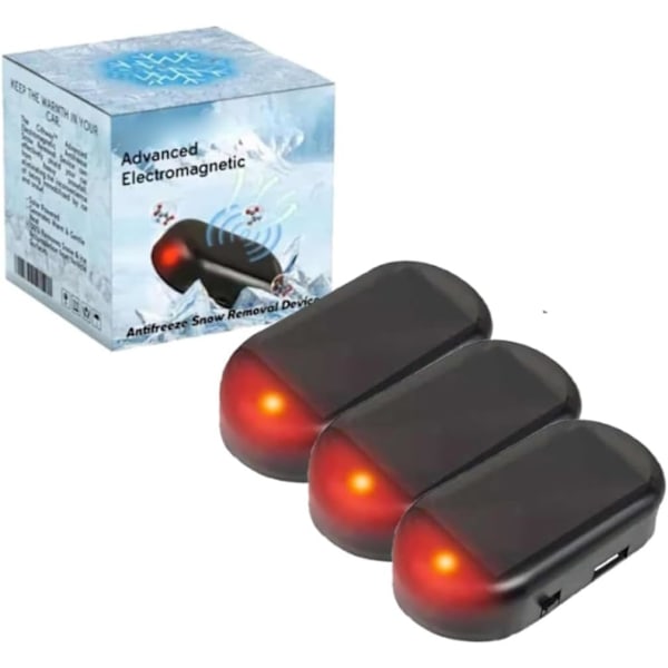 Elektromagneettinen Molekyyli-Interferens Jäänesto- ja Lumienpoistolaite, Ajoneuvoon Asennettava Lumienpoistolaite Sopii Autoihin (3 kpl)