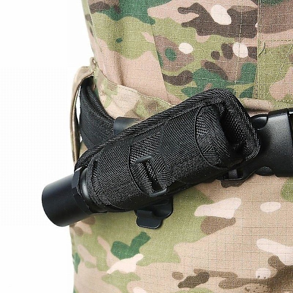 Ficklampa Väska Holster Bärväska Hållbar Hållare 360 Grader Rotation Bärbar För Utomhus