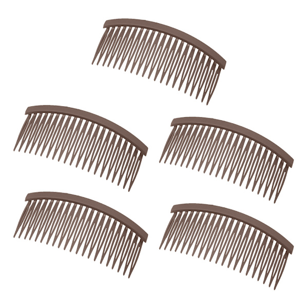 5-pack hårkammar för kvinnor, accessoarer, brudkam, 21 tänder Style 5